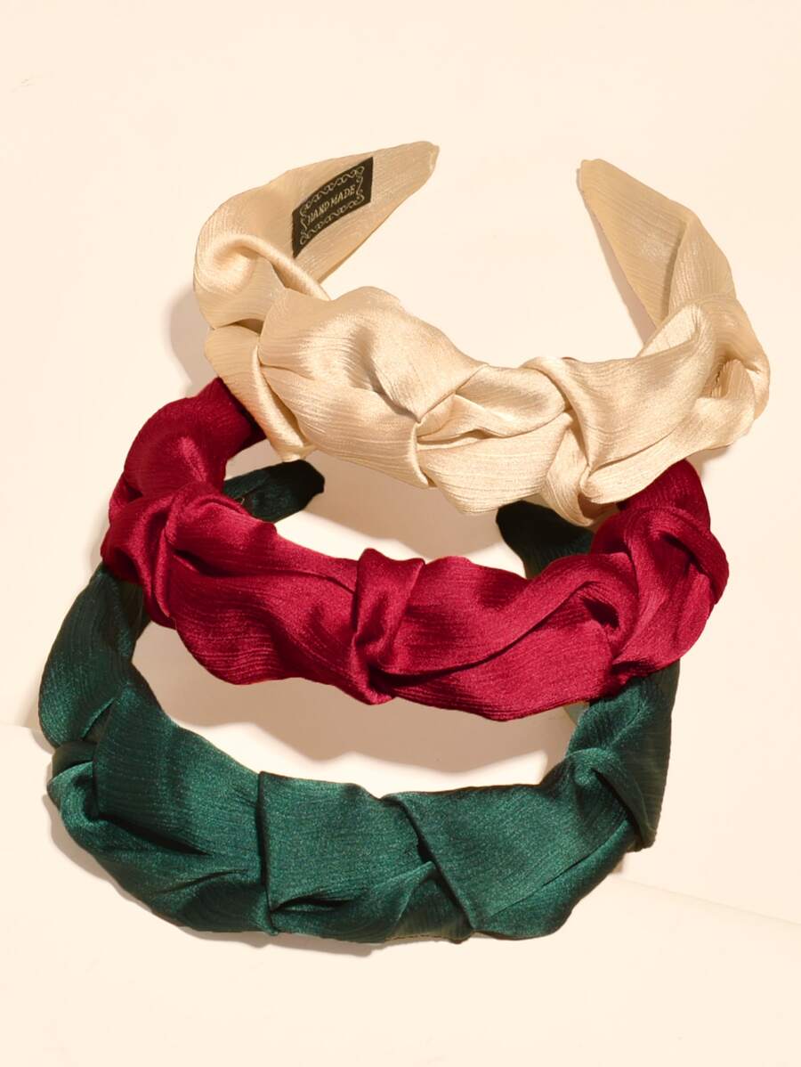 Scrunched Satin Alice Band